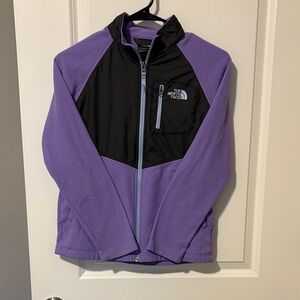 The North Face Kids Lavender and Black Puffer Jacket